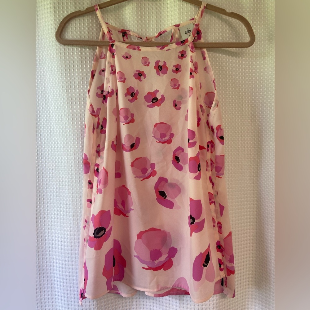 CAbi  #5218 Floating poppies cami size small